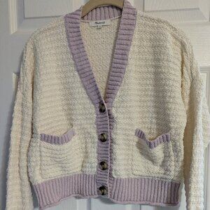 Madewell cropped cardigan